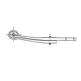 Leaf spring 90111000 package for Scania G82