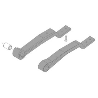 Semi-trailer leaf spring 46010800 package for Ackermann-Fruehauf