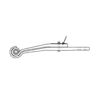 Semi-trailer leaf spring 88617001 main leaf for SAF