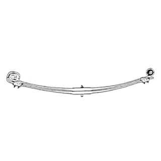 Front leaf spring 09552000 package for Volvo FL7/FL10