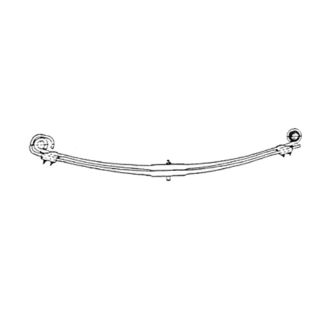 Rear leaf spring 09611000 package for Volvo FL6