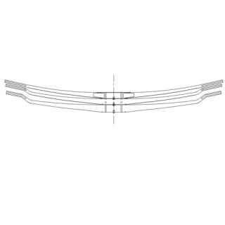 Rear leaf spring 09675000 package for Volvo