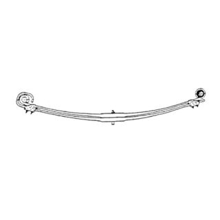 Front leaf spring 09526000 package for Volvo F10