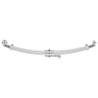 Front leaf spring 72748000 package for MAN 25t/ 28t/ 30t/ 32t/ 33t/ 42t