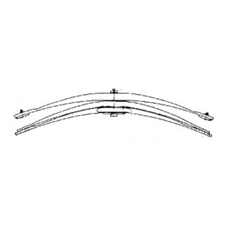 Rear leaf spring 72805000 package for MAN 24/25/28/30/32