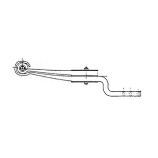 Semi-trailer leaf spring 88034900 package for BPW