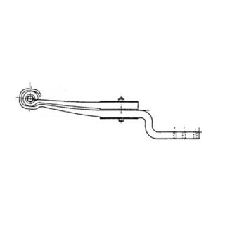 Semi-trailer leaf spring 88035700 package for BPW