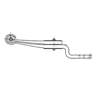 Semi-trailer leaf spring 88035800 package for BPW